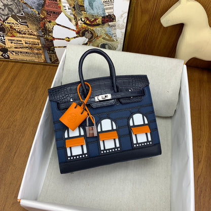 Birkin 20 Matte Alligator House Faubourg Sellier