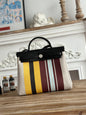 Herbag Ecru V Stripped Bag 31