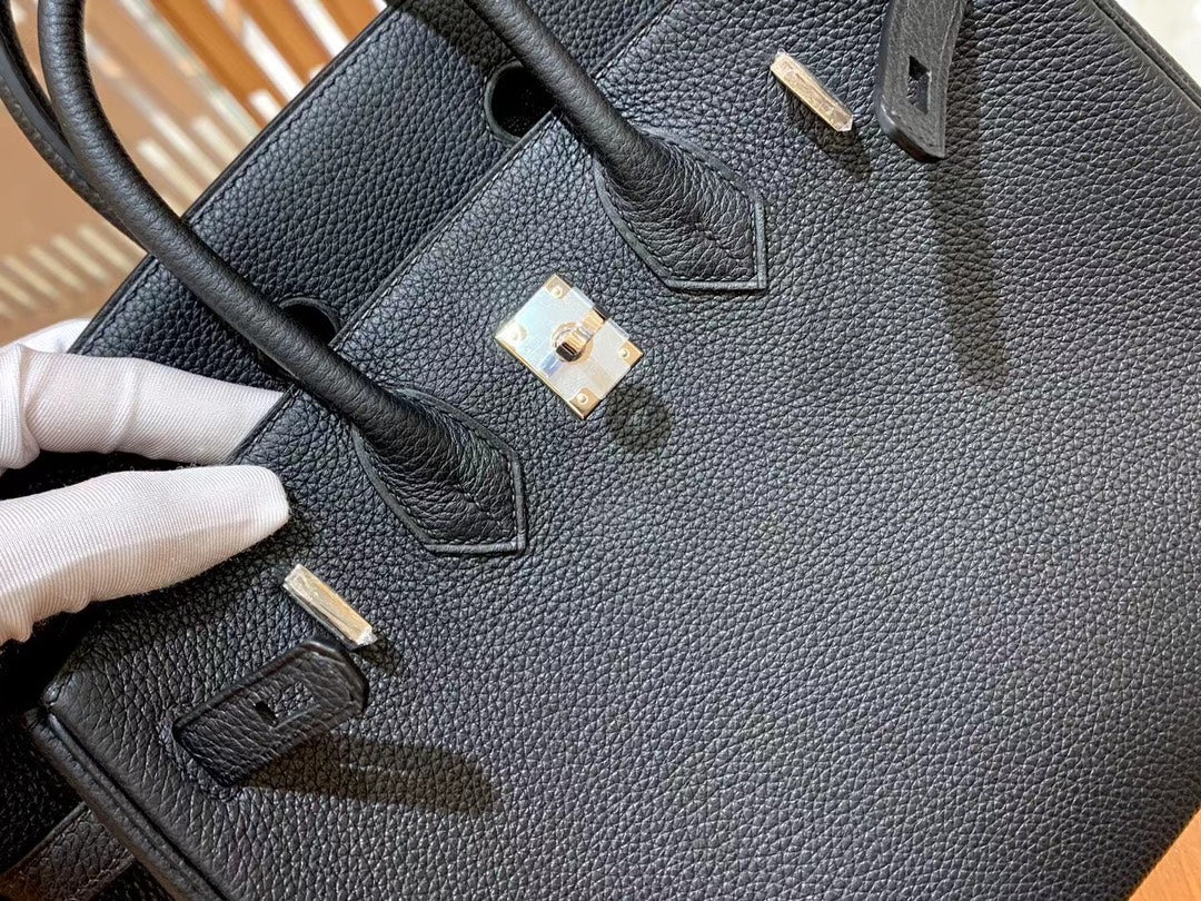 Birkin 25 Togo Bag Palladium Hardware