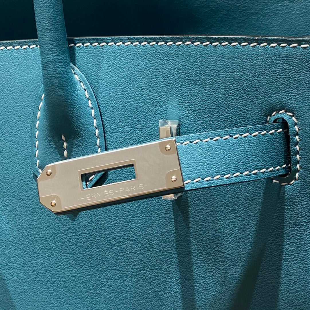 Mini Shoulder Birkin 29 Swift with Palladium Hardware