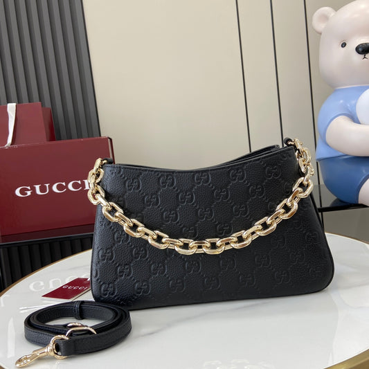 GG EMBLEM MINI SHOULDER BAG