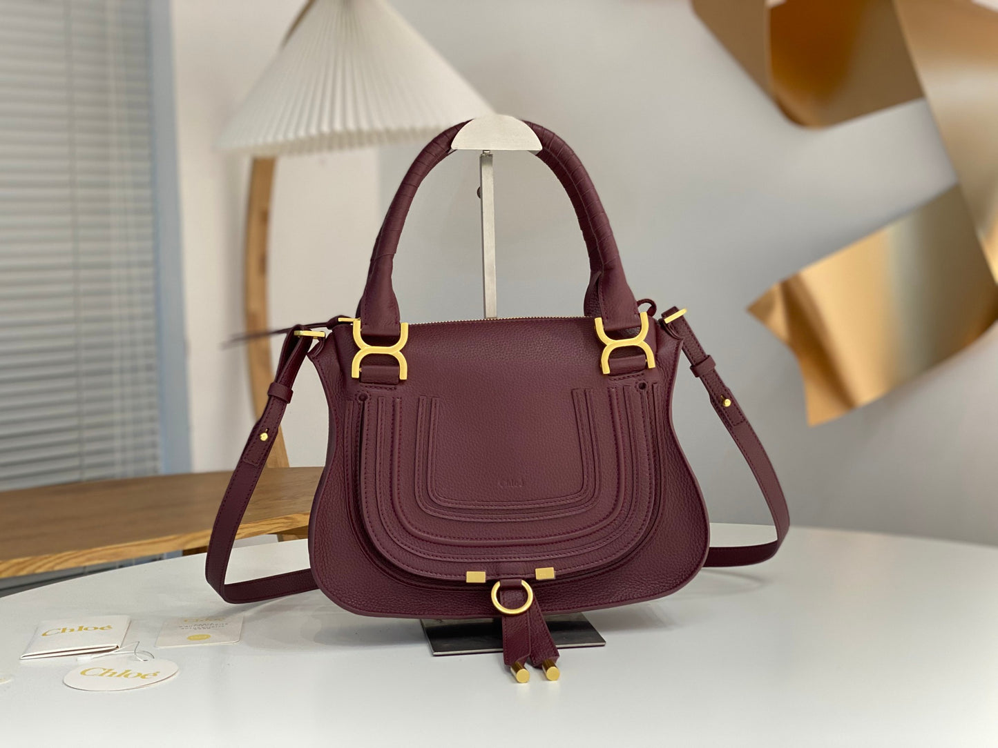 MARCIE BAG IN GRAINED LEATHER