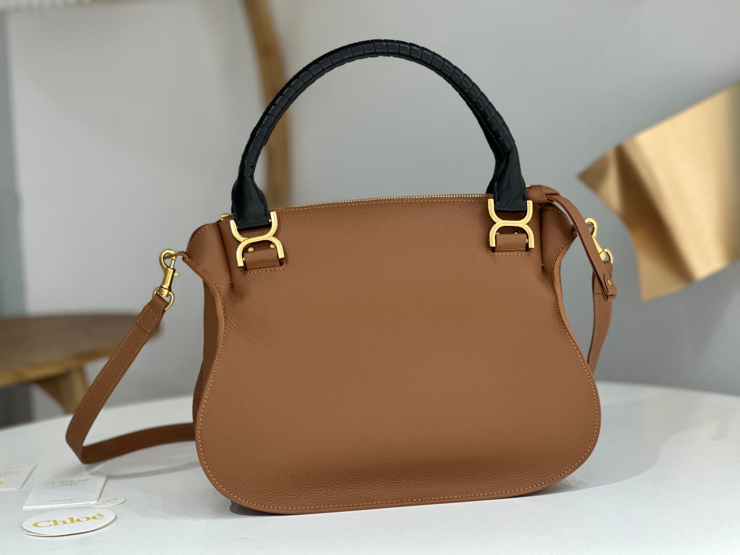 MARCIE BAG IN GRAINED LEATHER