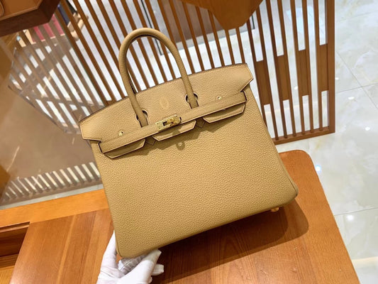 Birkin 25 Togo Bag Gold Hardware