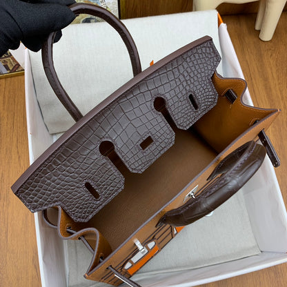 Birkin 20 Matte Alligator House Faubourg Sellier