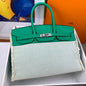 Birkin Fray Fray Swift Ecru Toile 35