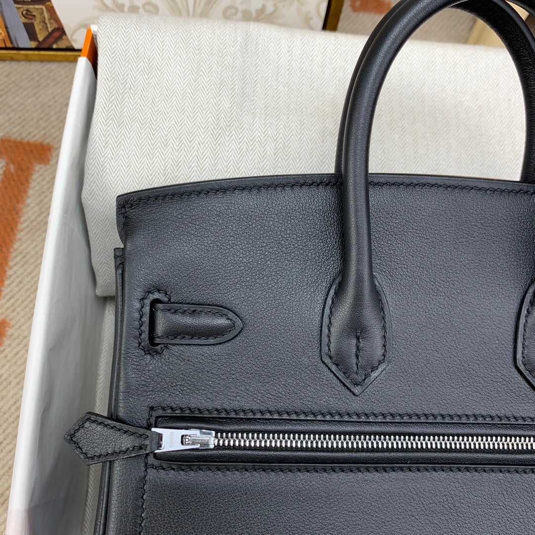 Birkin Rock Bulkin 25 Black Silver W Engraved