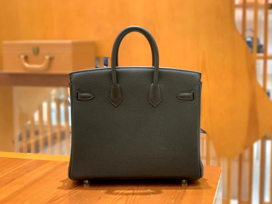 Birkin 25 Togo Bag Palladium Hardware