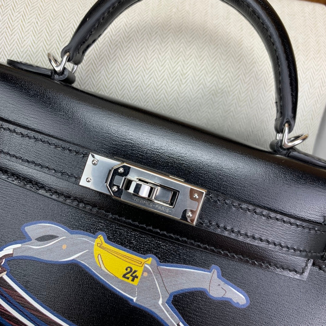 Kelly Mini Box Calf Sellier II 20 satchel 2019