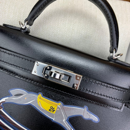 Kelly Mini Box Calf Sellier II 20 satchel 2019