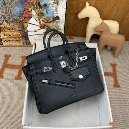 Birkin Rock Bulkin 25 Black Silver W Engraved