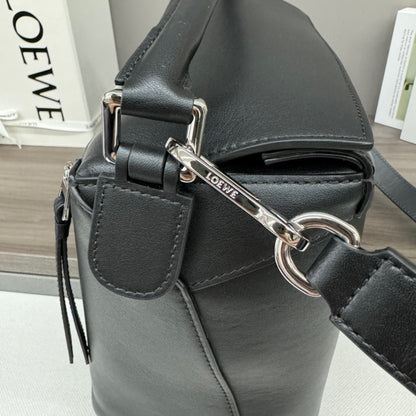 Large Puzzle bag in shiny calfskin