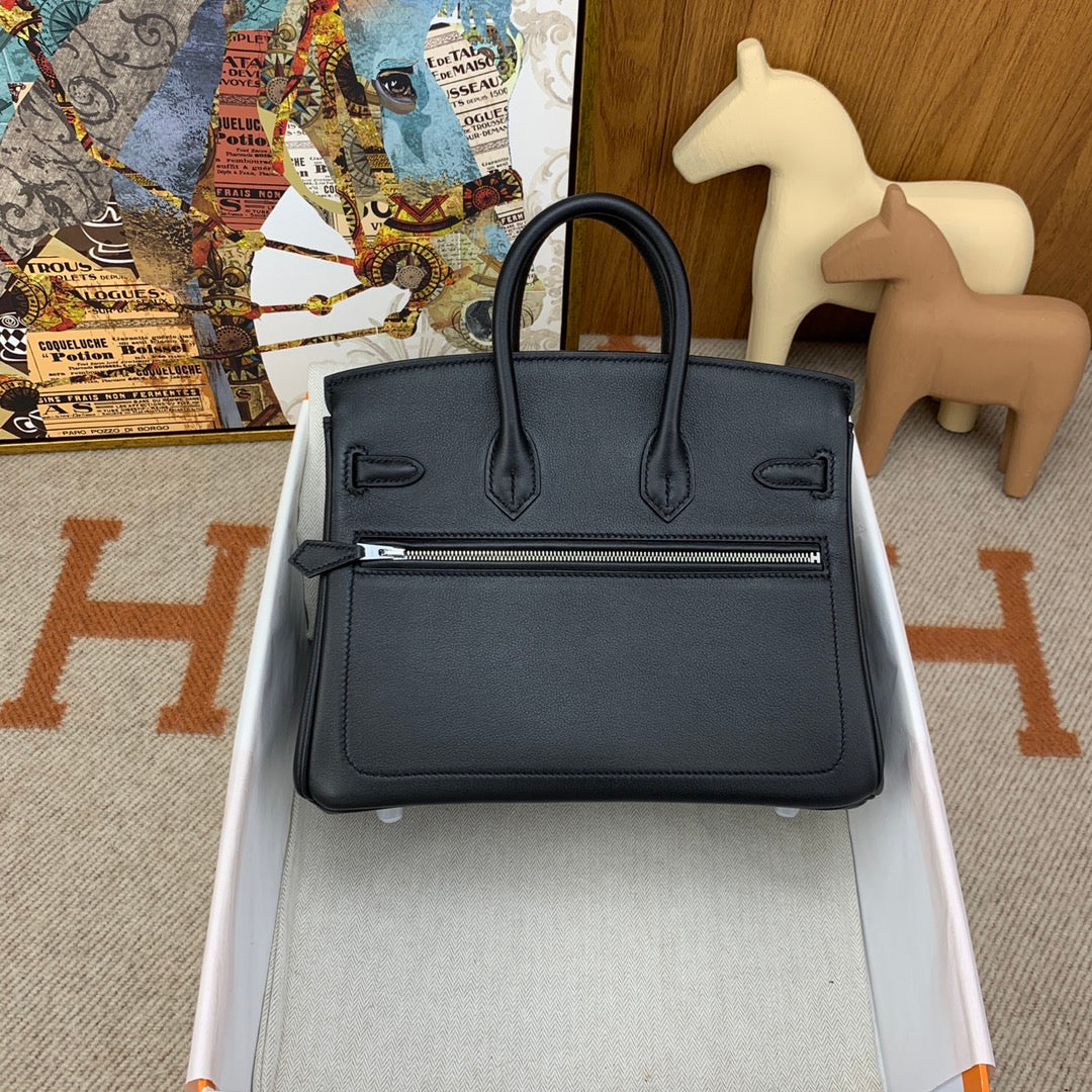 Birkin Rock Bulkin 25 Black Silver W Engraved