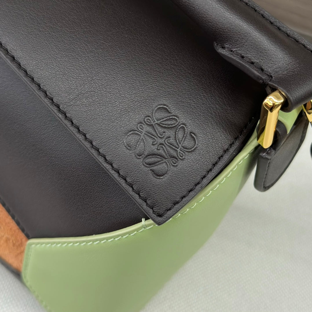 Puzzle bag in smooth calfskin