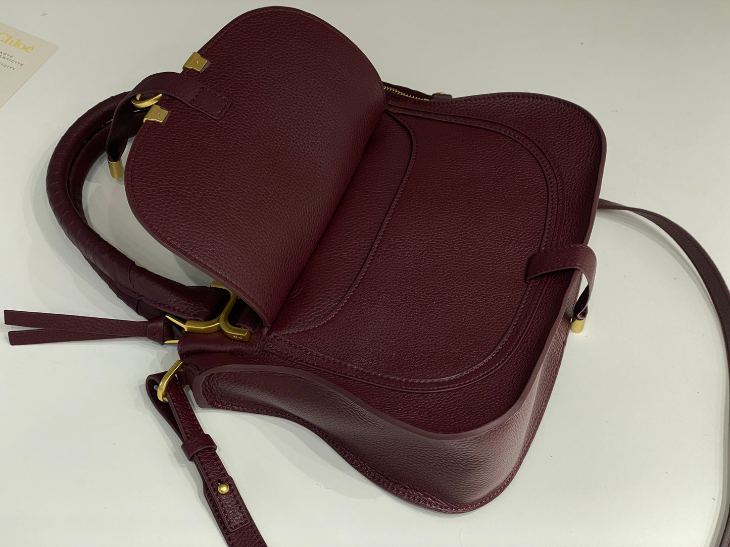 MARCIE BAG IN GRAINED LEATHER